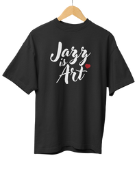 Jazz is Art Black T-Shirt