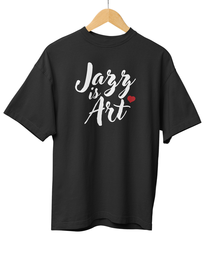 Jazz is Art Black T-Shirt