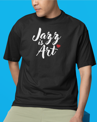 Jazz is Art Black T-Shirt