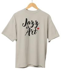 Jazz is Art Greige Color T-Shirt