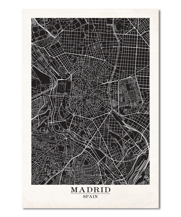 Madrid Map Design