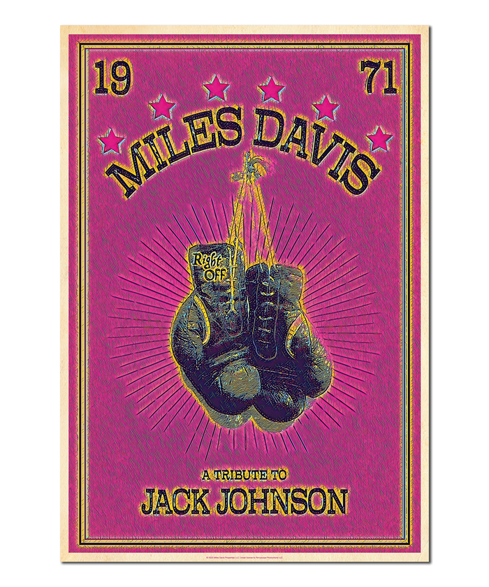 Miles Davis Tribute to Jack Johnson, Version Two Print