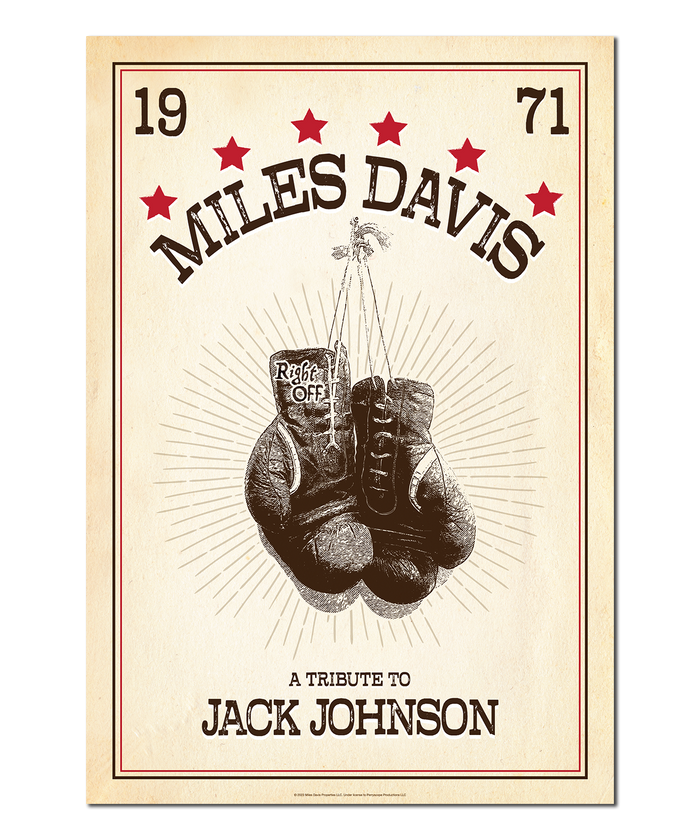 Miles Davis Tribute to Jack Johnson, Version One Print