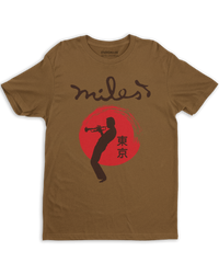 Miles Davis Tokyo Concert T-Shirt Cocoa Color (Officially Licensed) PREORDER/ SHIPS EARLY MARCH