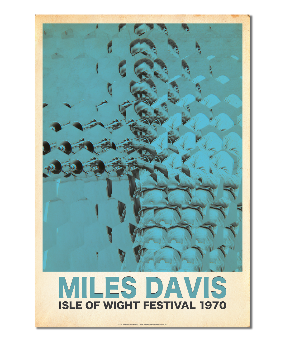Miles Davis Isle of Wight , 1970 Concert Print
