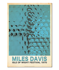 Miles Davis Isle of Wight , 1970 Concert Print