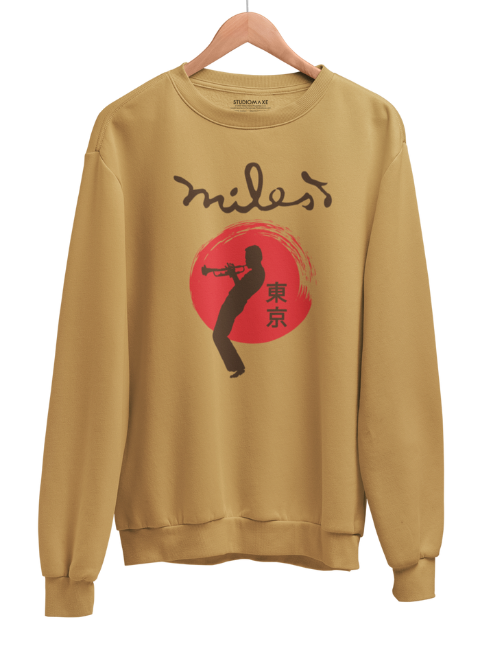 Miles Davis Tokyo Sweatshirt (Officially Licensed) PRE-ORDER / SHIPS EARLY SEPtEMBER