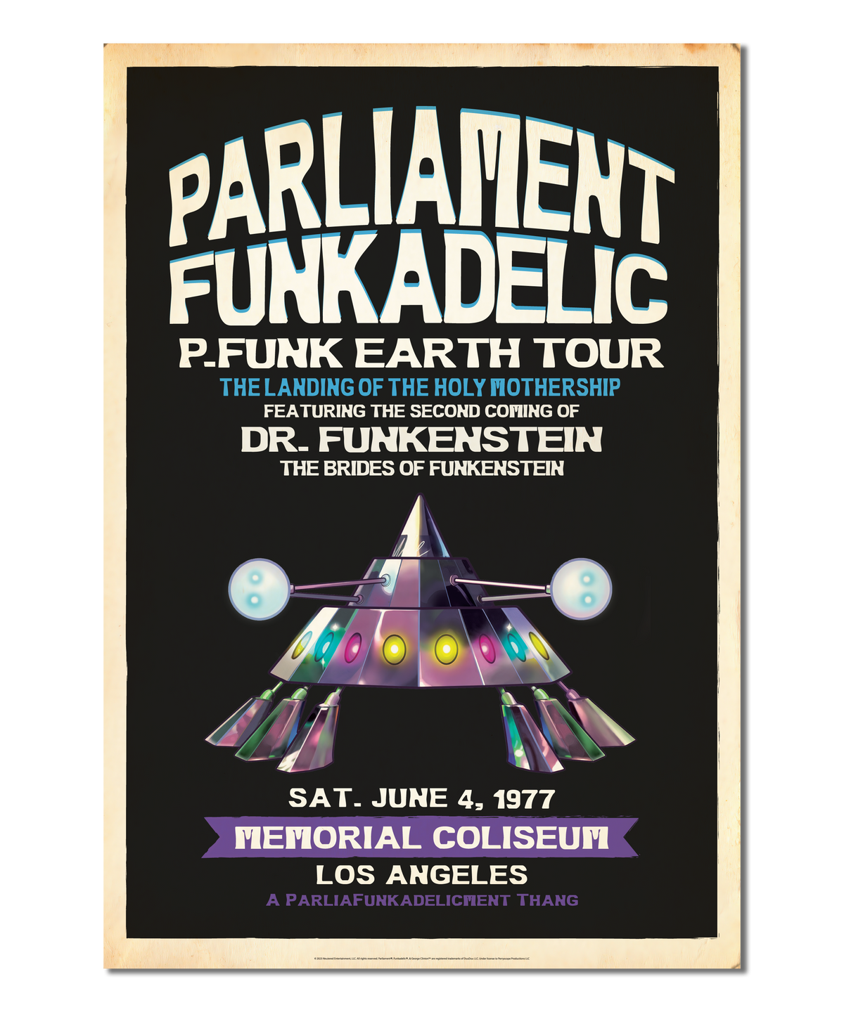 Parliament-Funkadelic, P.Funk Earth Tour Concert Print