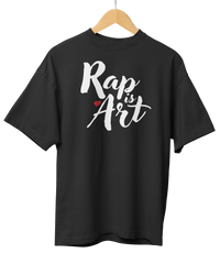 Rap Is Art Black T-Shirt