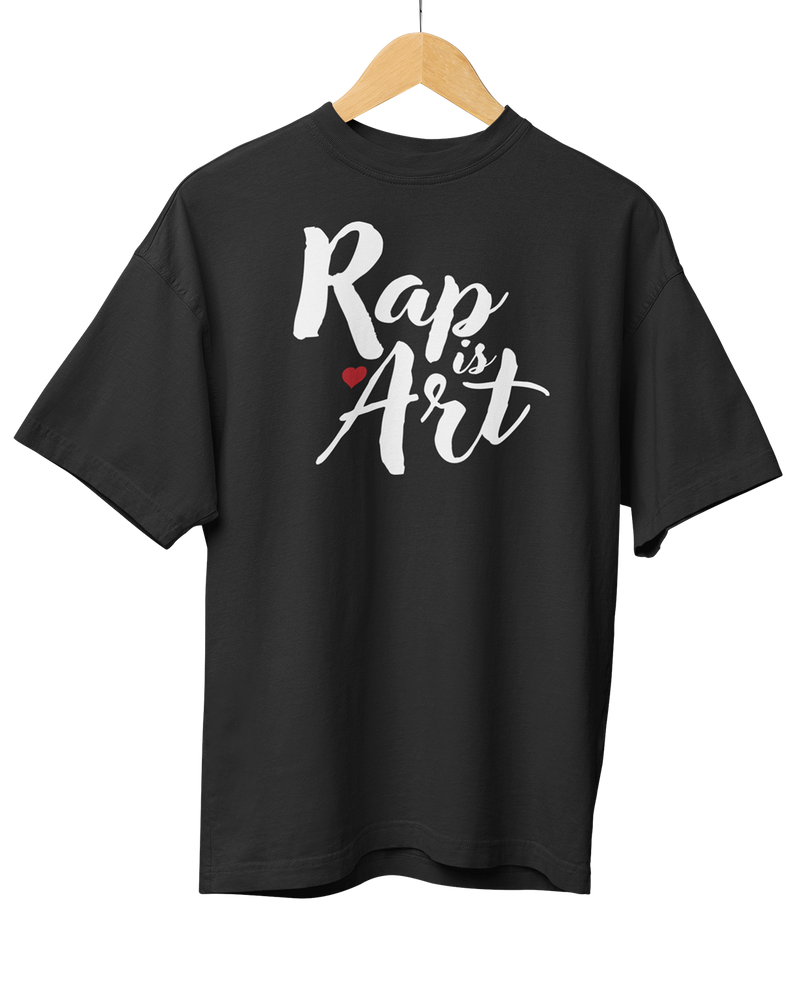 Rap Is Art Black T-Shirt