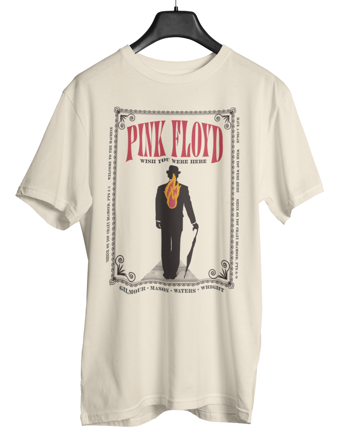 Pink Floyd "Wish You Were Here" T-Shirt (Officially Licensed)