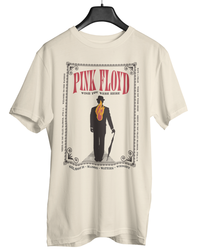 Pink Floyd "Wish You Were Here" T-Shirt (Officially Licensed)