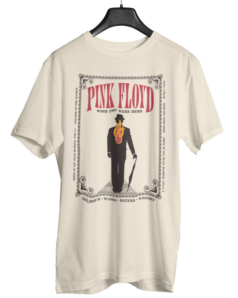 Pink Floyd "Wish You Were Here" T-Shirt (Officially Licensed)