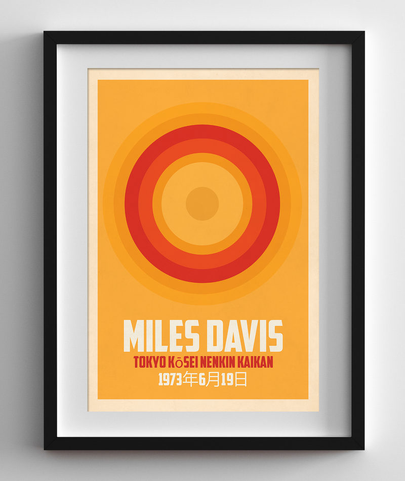 Miles Davis Live in Tokyo, 1973 Concert Print