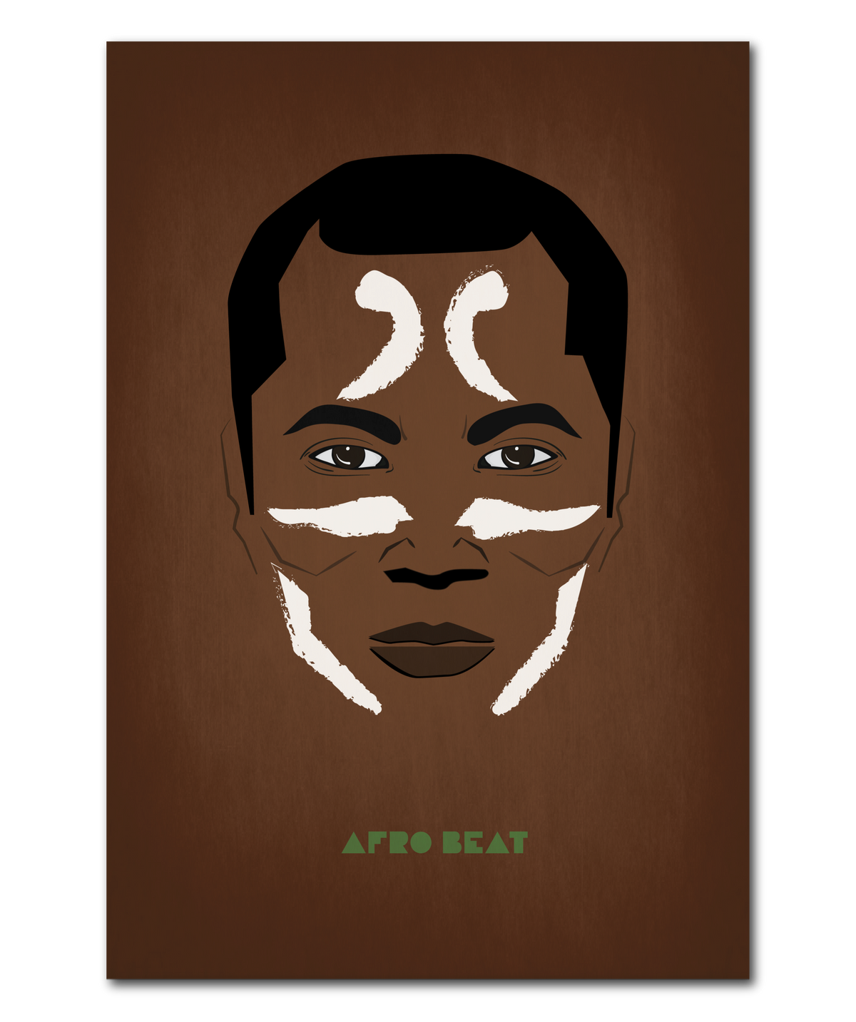Afro Beat Inspired Original Design Print