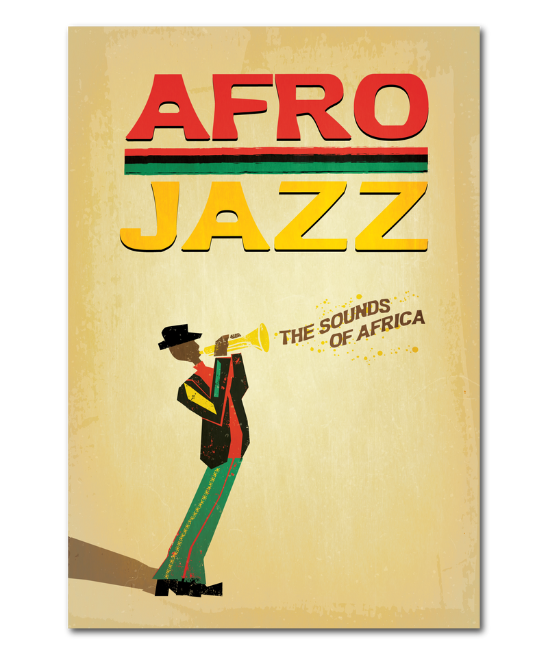 Afro Jazz Reinterpretation Print (Original Design)