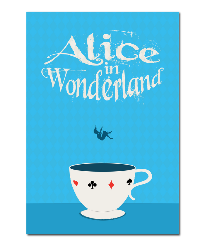 Original Print Reinterpretation of the classic novel, "Alice In Wonderland”