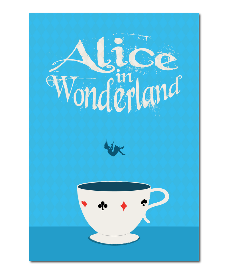 Original Print Reinterpretation of the classic novel, "Alice In Wonderland”