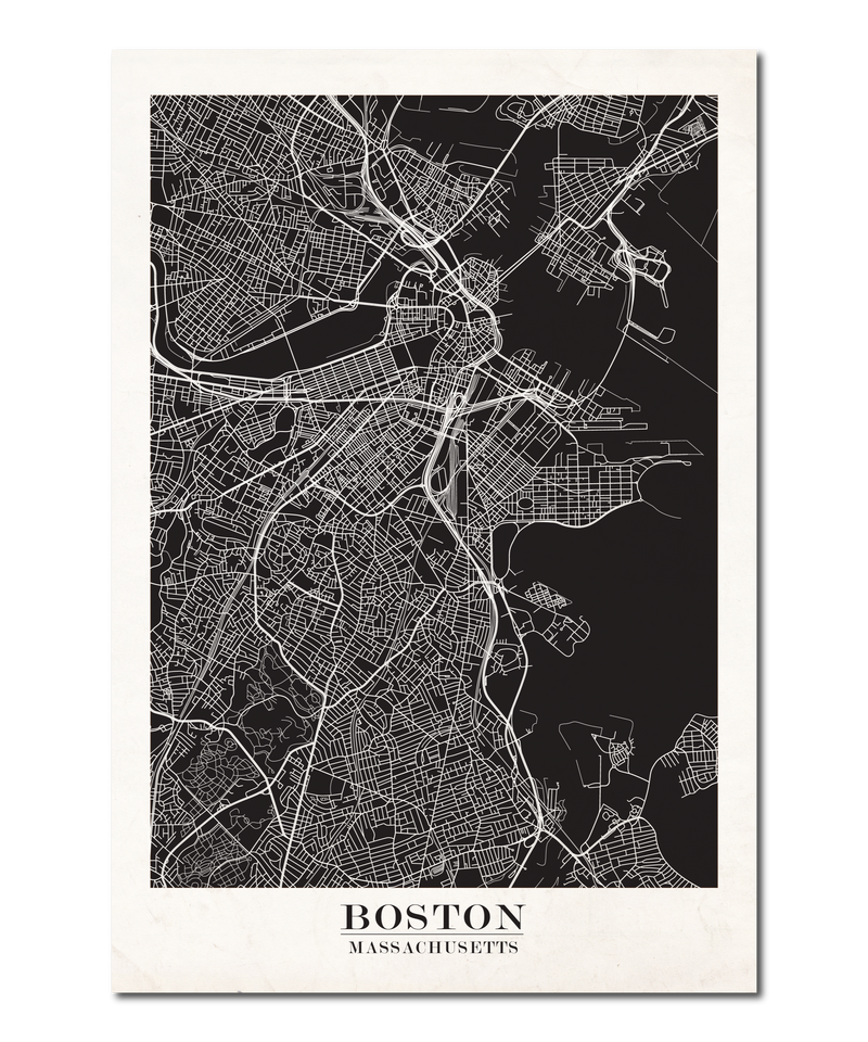 Boston Map Design