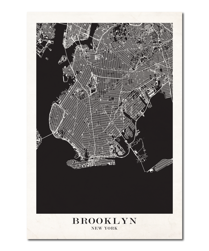 Brooklyn, New York Map Design