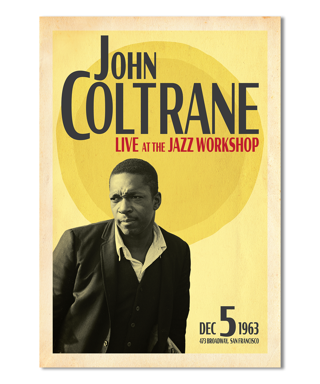John Coltrane, Live at the Jazz Workshop (Original Design) – STUDIO MAXE, image size:1260x1512