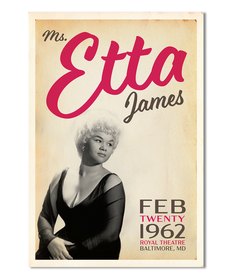 Etta James, Live at the Royal Theatre Print