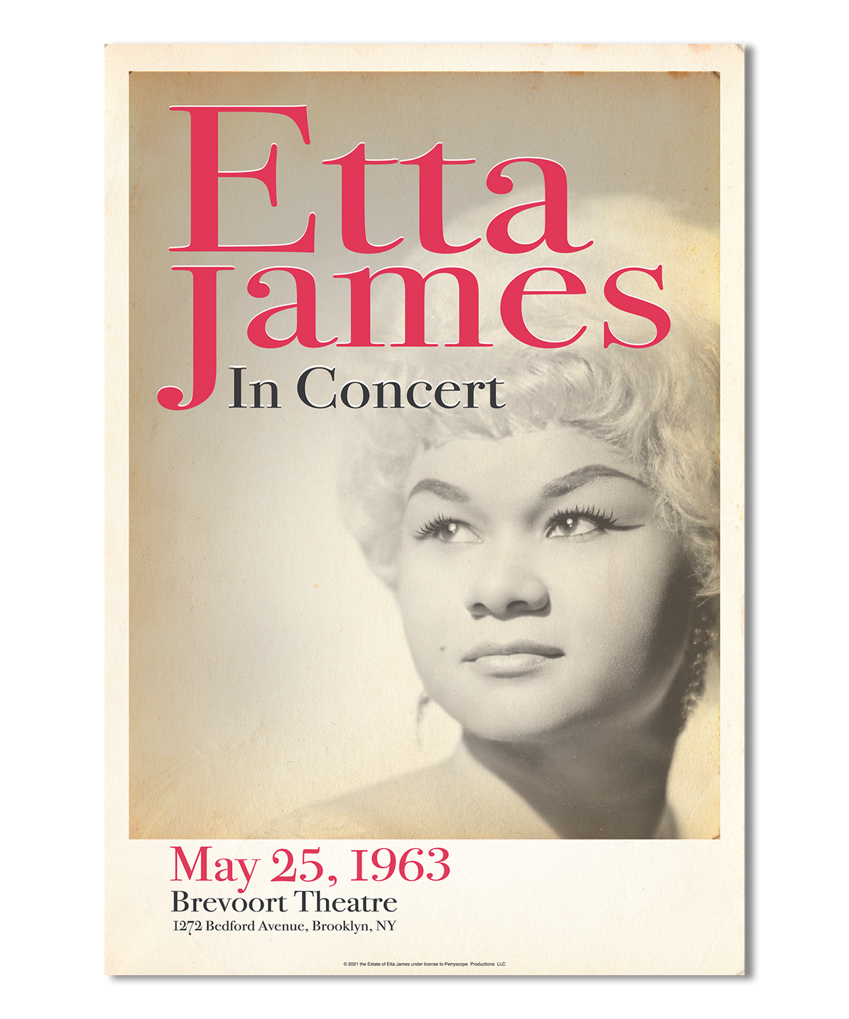 Etta James, Live In Brooklyn Print