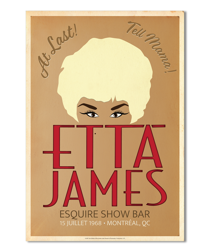 Etta James, Live at the Esquire Print
