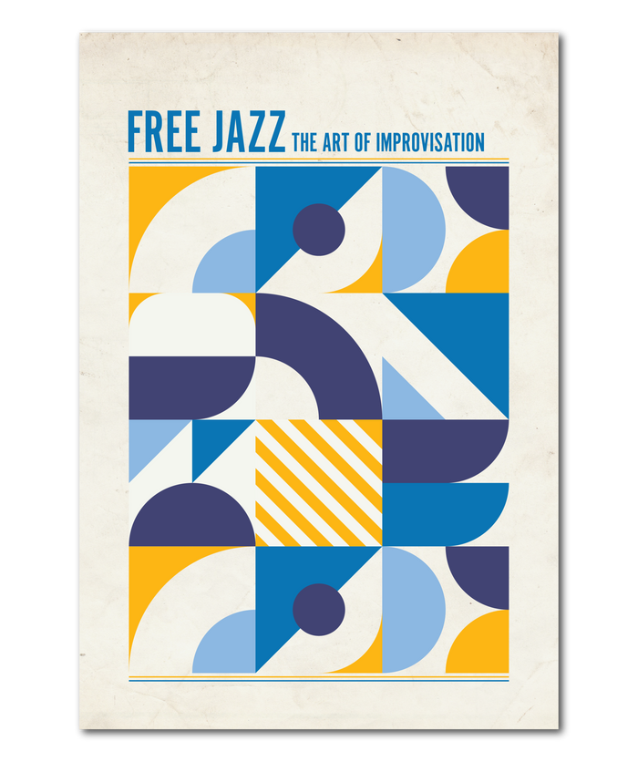 Free Jazz Re-Interpretation Print (Original Design)