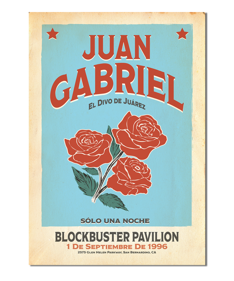 Juan Gabriel, Live in San Bernardino Print