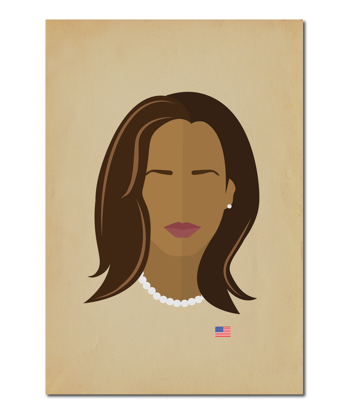 Madam Vice President Icon Original Print (Icon Series)