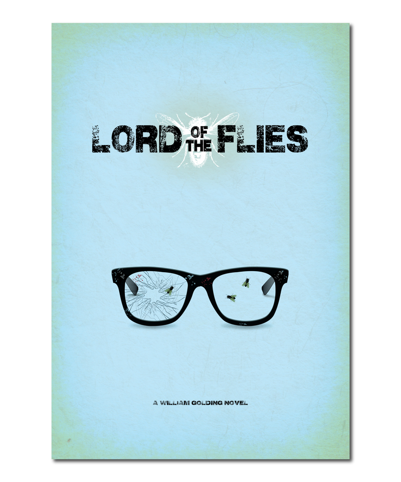 Original Print Reinterpretation of the classic novel "Lord of the Flies”