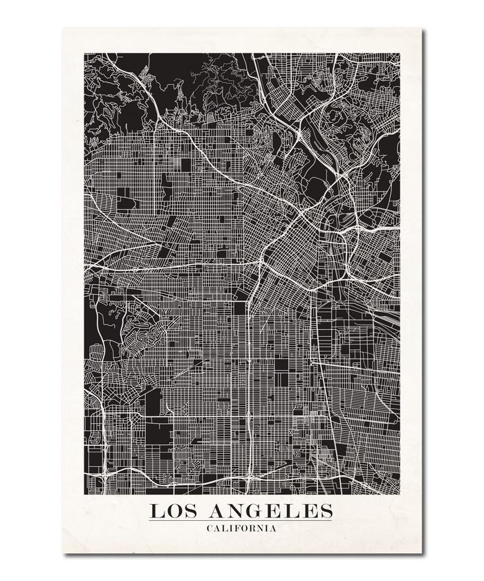 Los Angeles Map Design