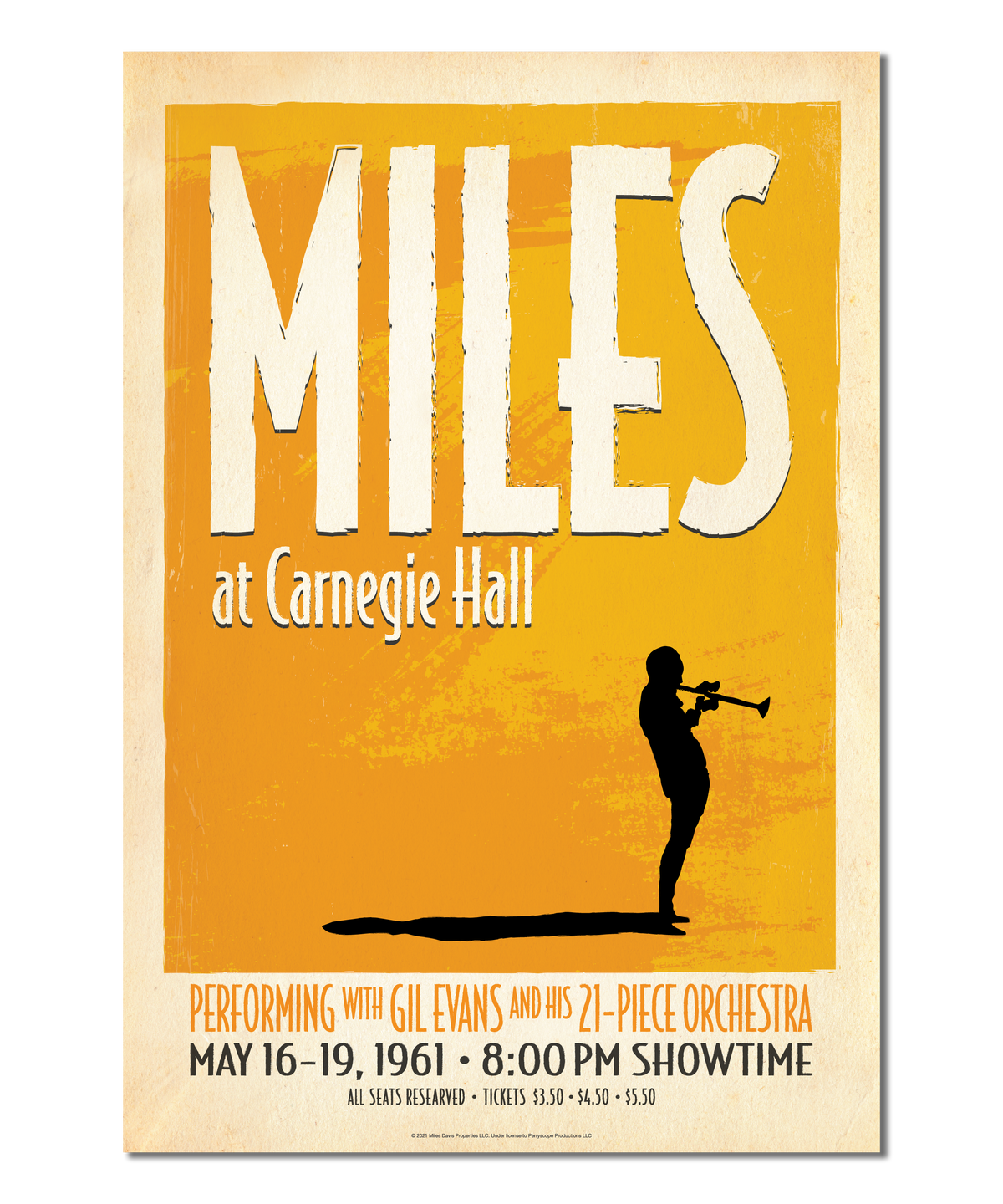 Miles Davis at Carnegie Hall Concert Print