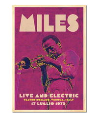 Miles Davis Live in Italy Print
