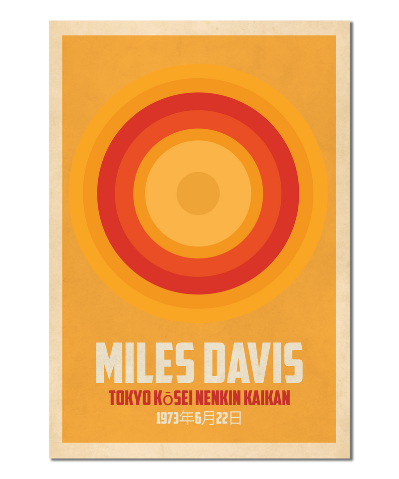 Miles Davis Live in Tokyo, 1973 Concert Print