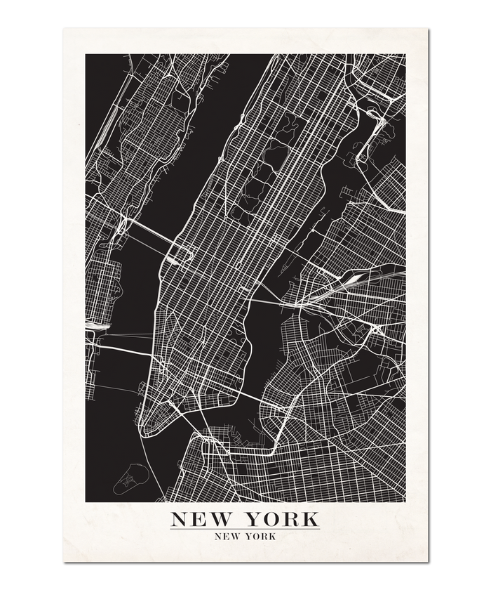 New York Map Design