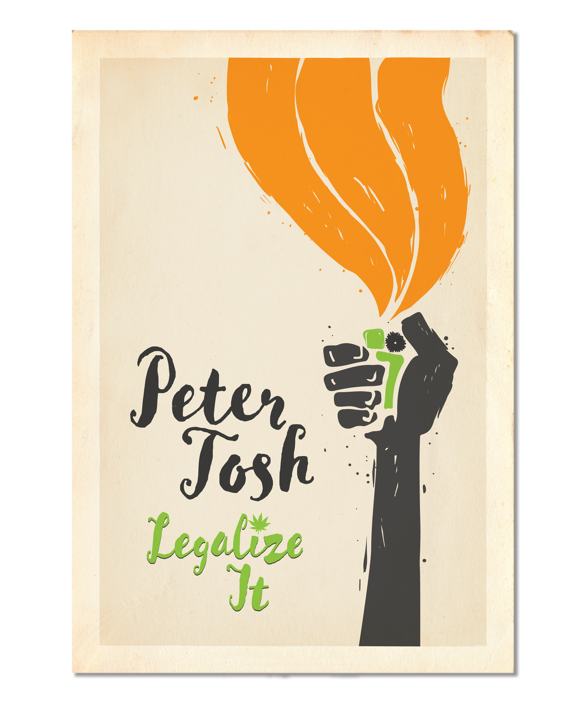 Peter Tosh Legalize It Original Design Print