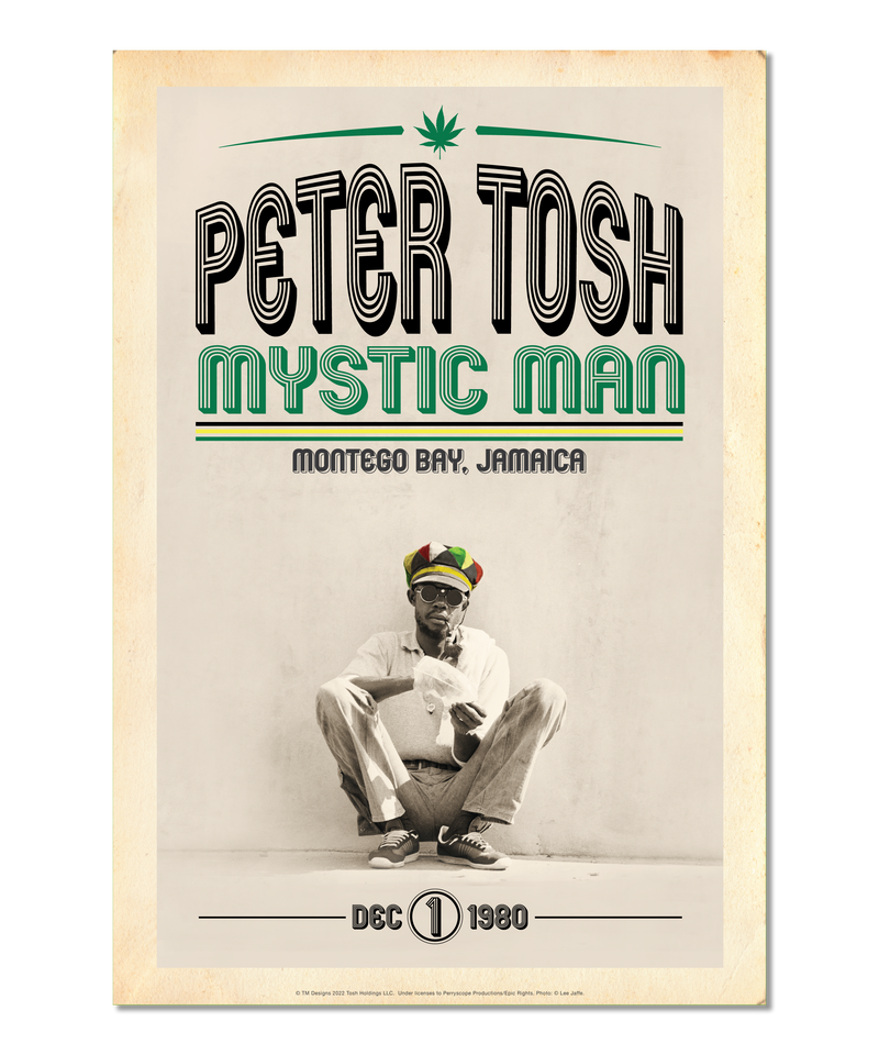 Peter Tosh In Montego Bay Original Design Print