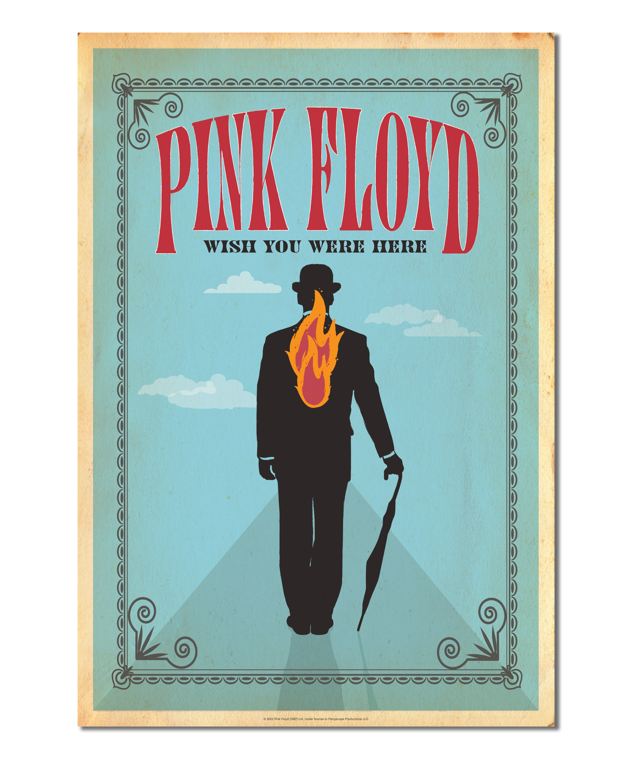 Pink Floyd, Wish You Were Here Print (Original Design) – STUDIO MAXE
