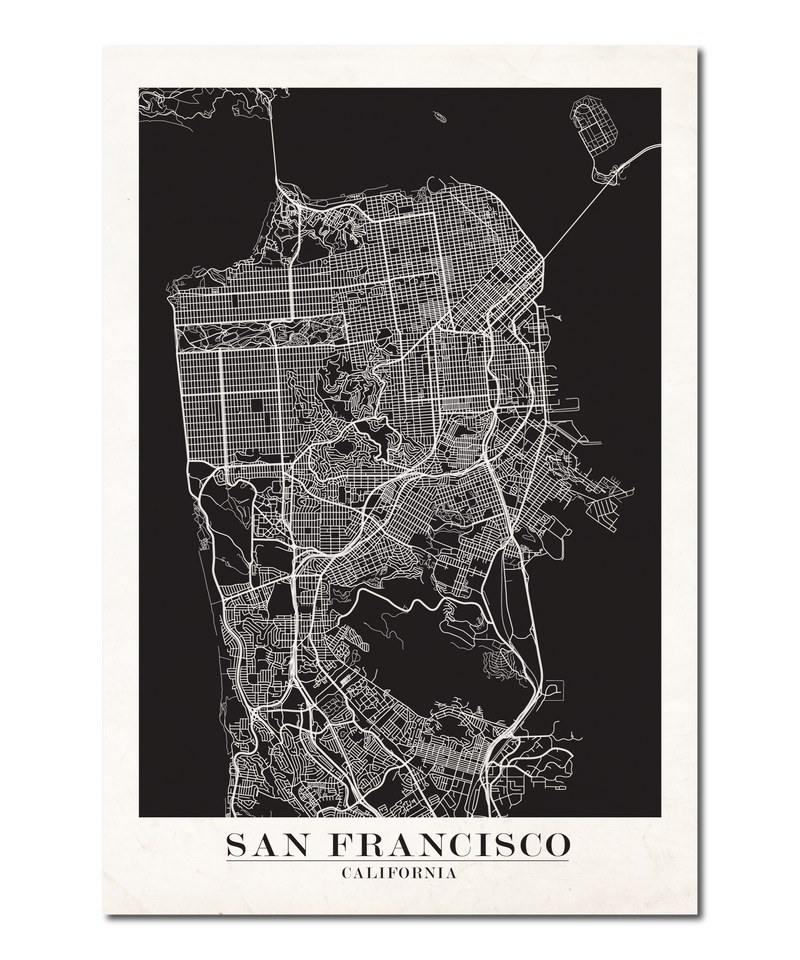 San Francisco Map Design
