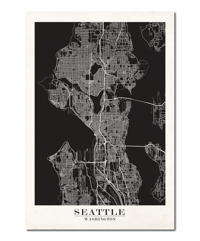 Seattle Map Design