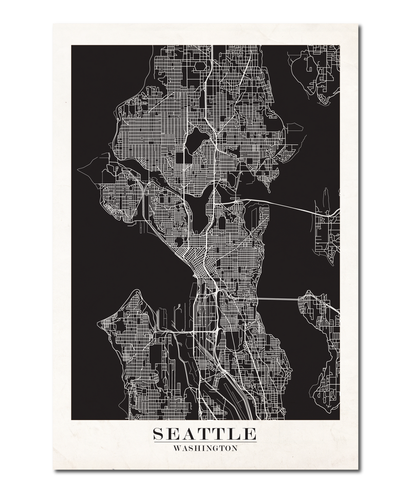 Seattle Map Design
