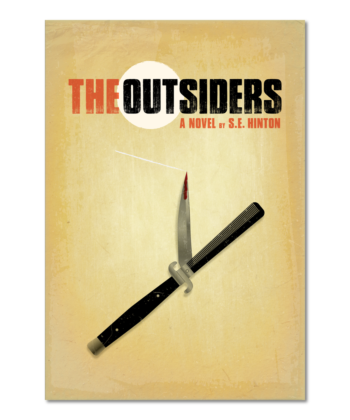 Original Print Reinterpretation of the classic novel, "The Outsiders”