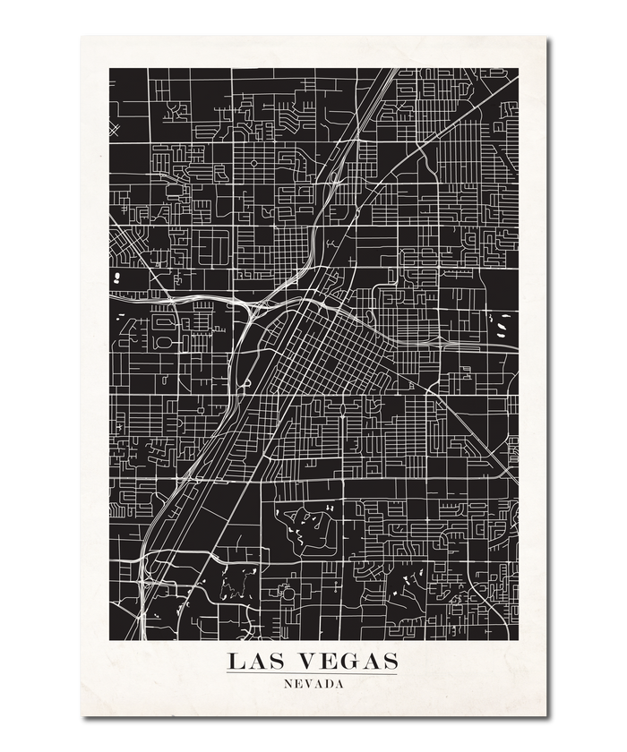 Las Vegas Map Design